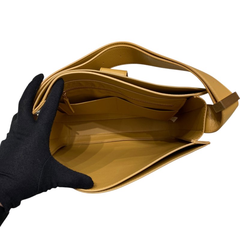 BOTTEGA VENETA 皮革 肩背包 芥末黃-10