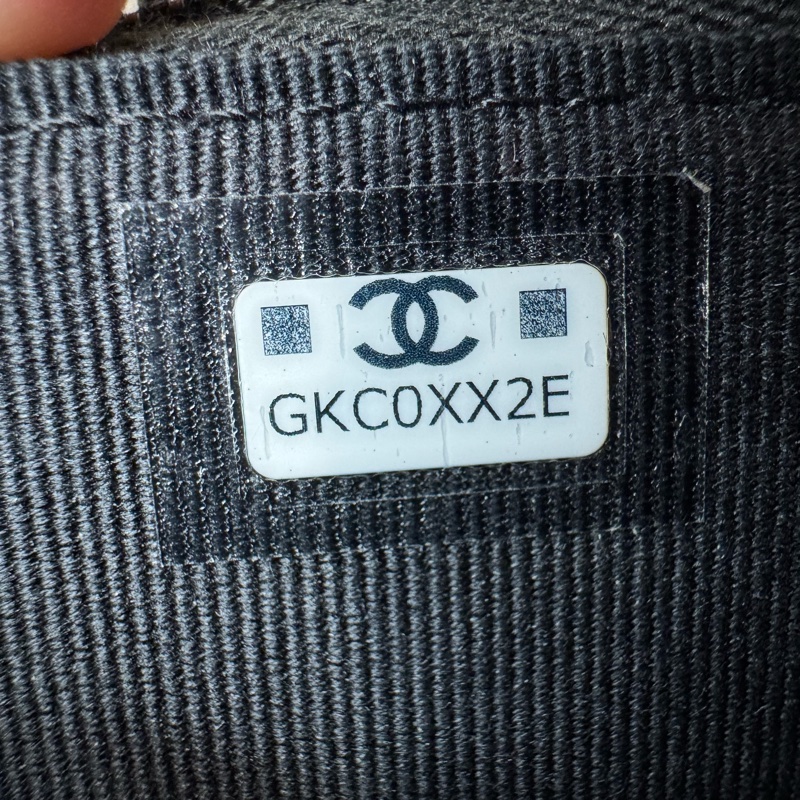 在台現貨CHANEL Boy黑荔枝紋拉鍊零錢包🖤🩶新款現貨-13