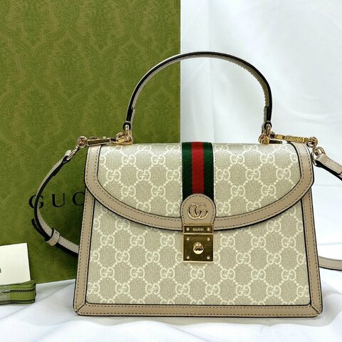 GUCCI 全新Ophidia系列織帶手提包