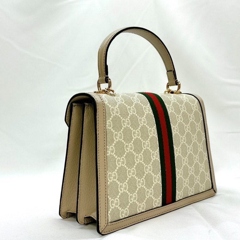 GUCCI 全新Ophidia系列織帶手提包-5