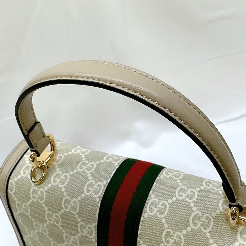GUCCI 全新Ophidia系列織帶手提包-9
