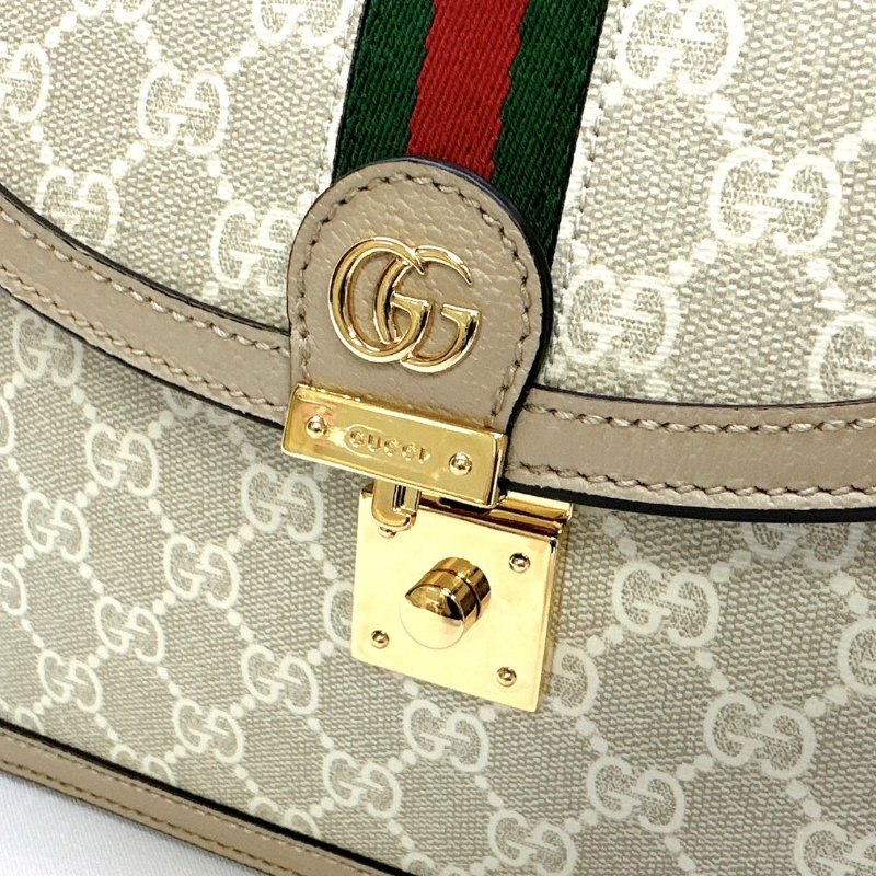 GUCCI 全新Ophidia系列織帶手提包-15