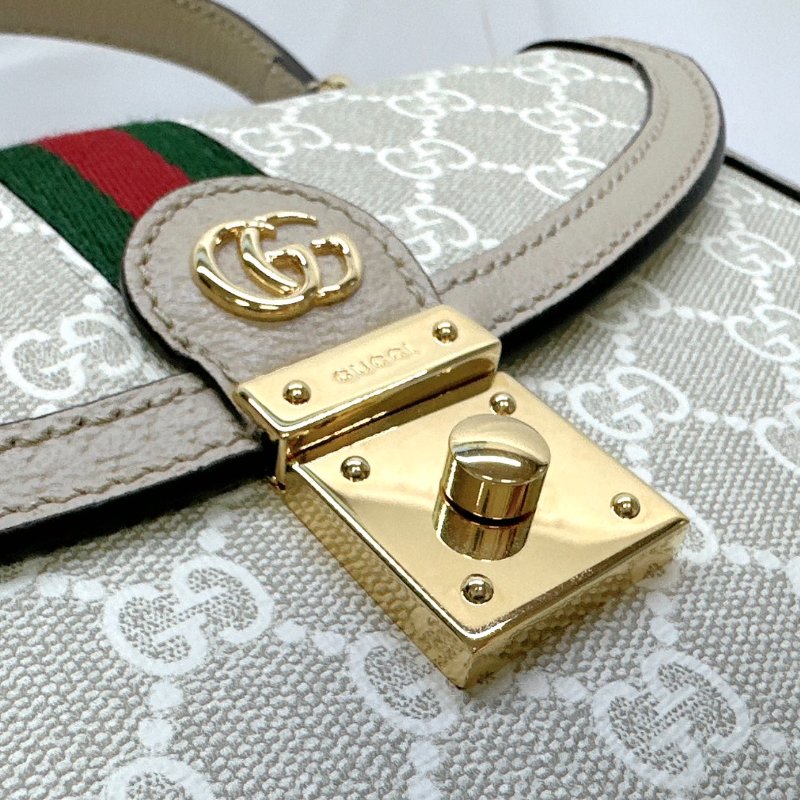 GUCCI 全新Ophidia系列織帶手提包-16