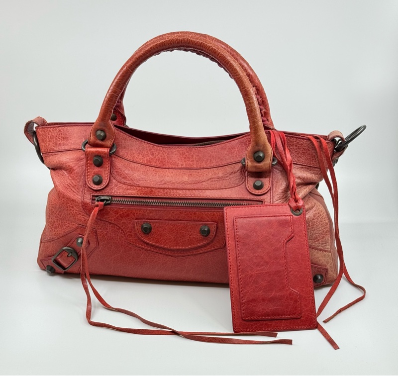 Balenciaga 紅色 First Bag-1