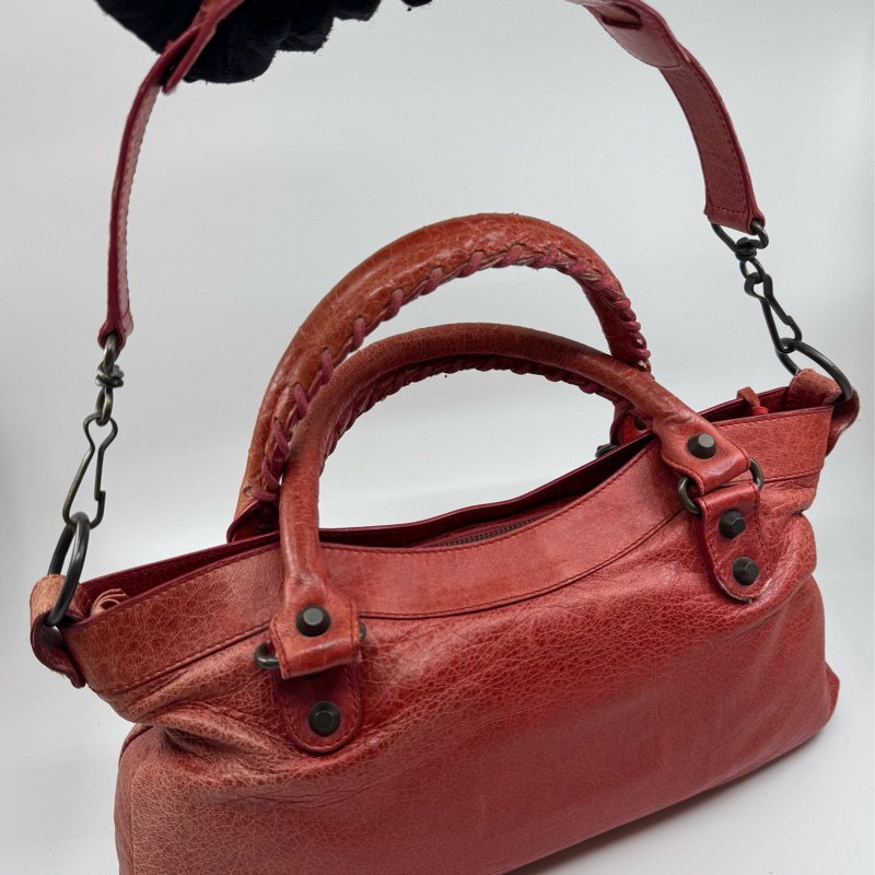 Balenciaga 紅色 First Bag-13