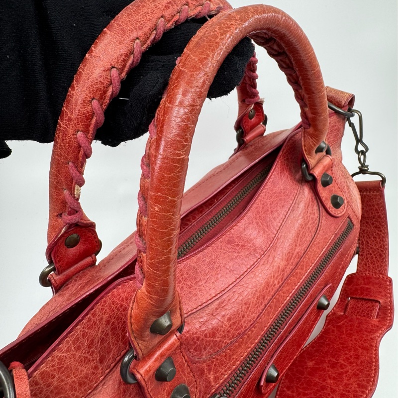 Balenciaga 紅色 First Bag-14
