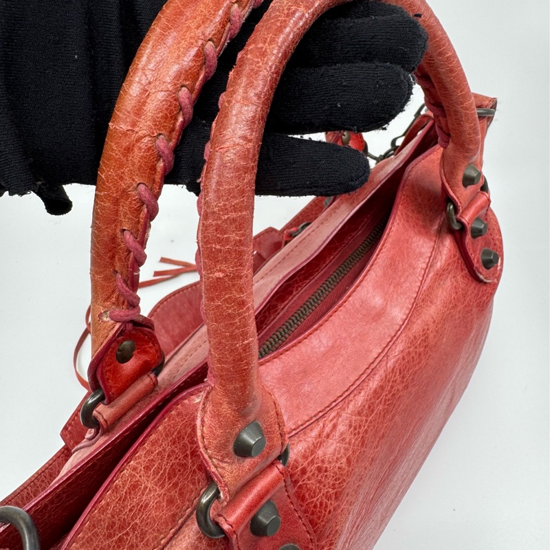 Balenciaga 紅色 First Bag-15