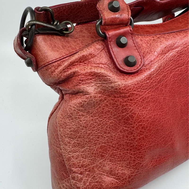 Balenciaga 紅色 First Bag-17