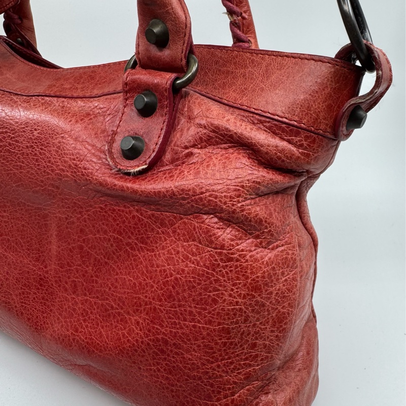 Balenciaga 紅色 First Bag-18