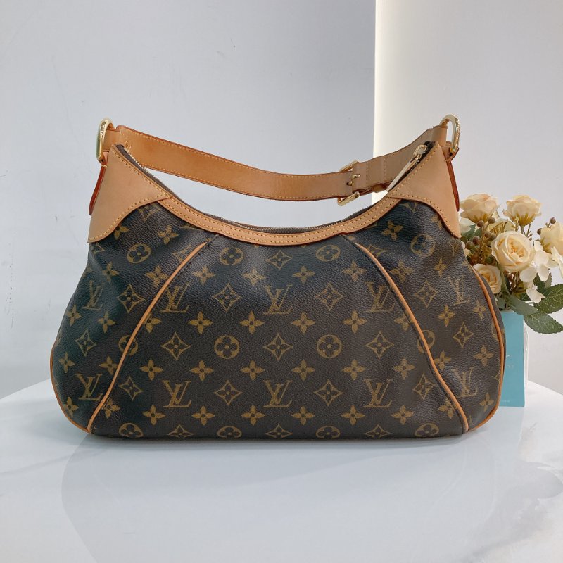 MS0350 Louis Vuitton 路易威登 中古 腋下 泰晤士 Thames GM Canvas Monogram x GHW-1