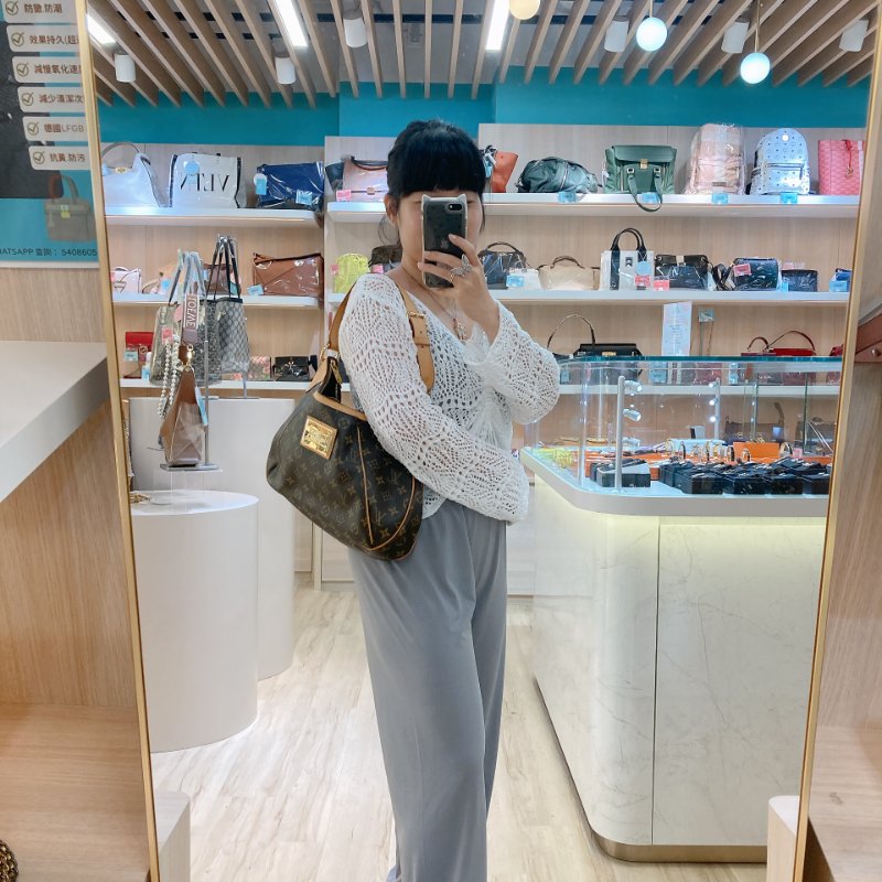 MS0350 Louis Vuitton 路易威登 中古 腋下 泰晤士 Thames GM Canvas Monogram x GHW-28