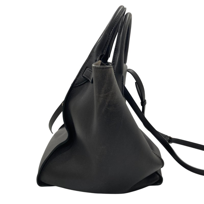 CELINE 賽琳 BIG BAG S OLD CELINE 可肩背 小牛皮 手提包 深棕色-2