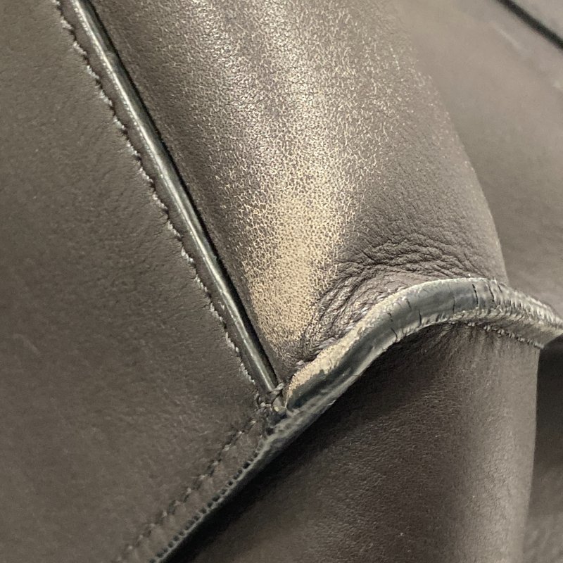 CELINE 賽琳 BIG BAG S OLD CELINE 可肩背 小牛皮 手提包 深棕色-11