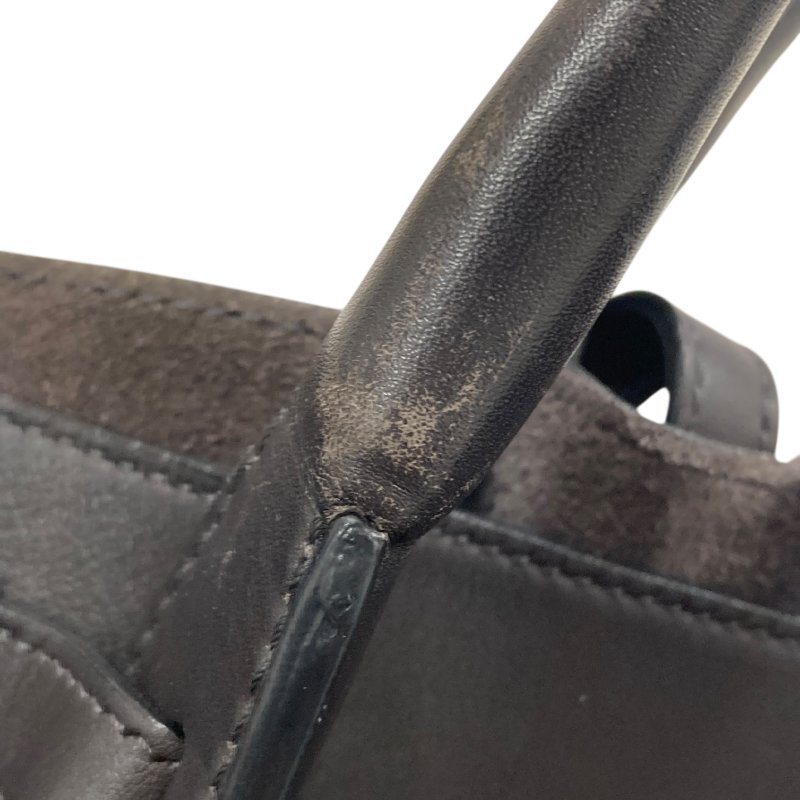 CELINE 賽琳 BIG BAG S OLD CELINE 可肩背 小牛皮 手提包 深棕色-16