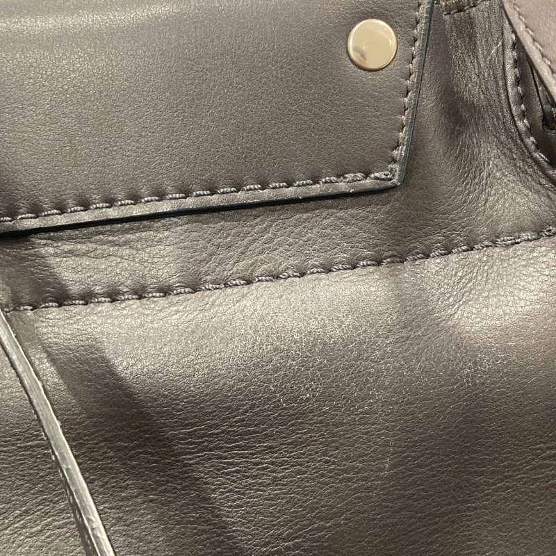 CELINE 賽琳 BIG BAG S OLD CELINE 可肩背 小牛皮 手提包 深棕色-21