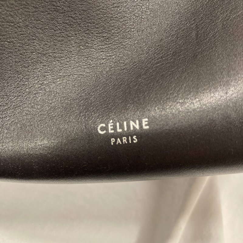 CELINE 賽琳 BIG BAG S OLD CELINE 可肩背 小牛皮 手提包 深棕色-22
