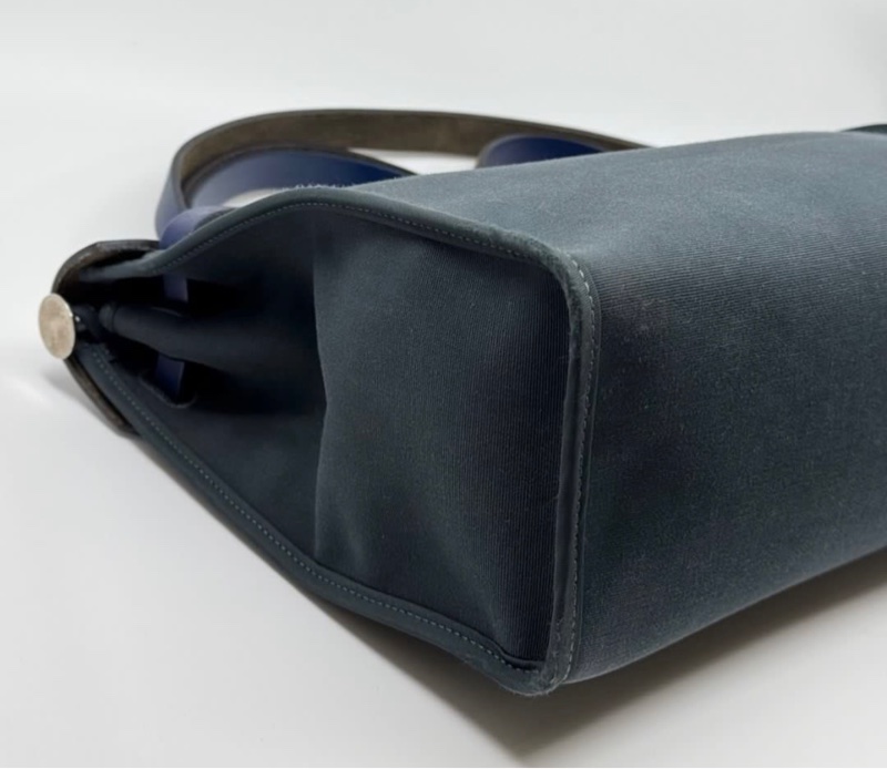 HERMÈS Herbag Zip 31cm 藍色-10