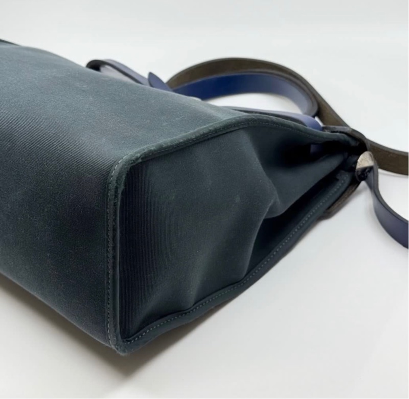 HERMÈS Herbag Zip 31cm 藍色-11
