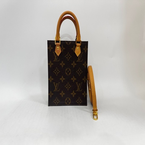 LV 原花金釦Mini琴譜手提斜背包M69442