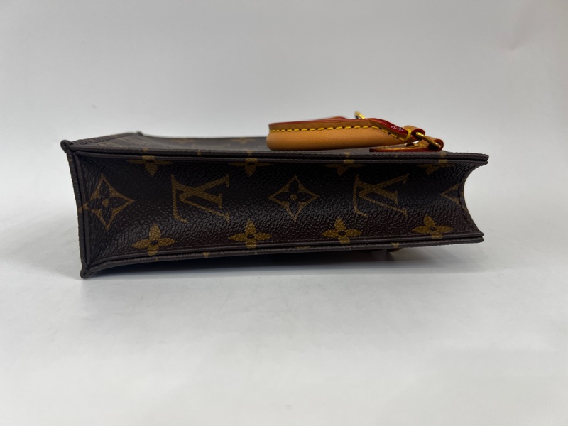 LV 原花金釦Mini琴譜手提斜背包M69442-4