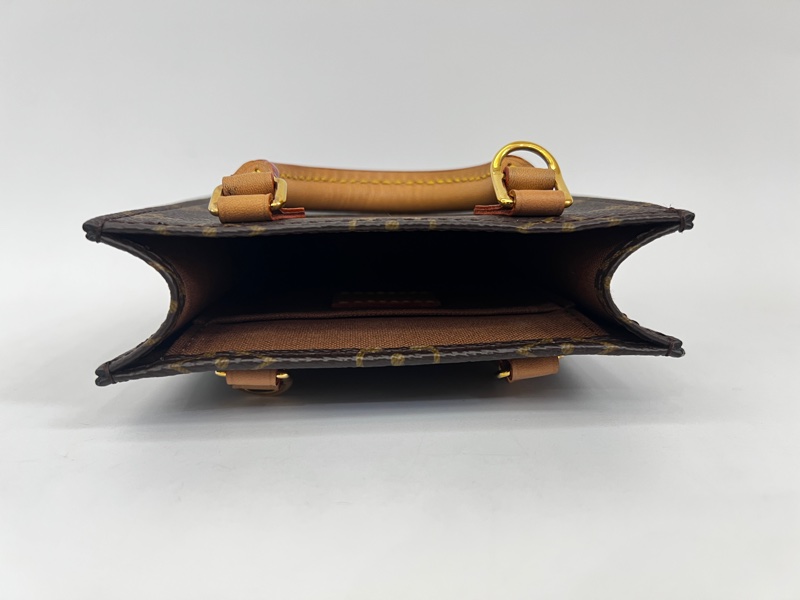 LV 原花金釦Mini琴譜手提斜背包M69442-5