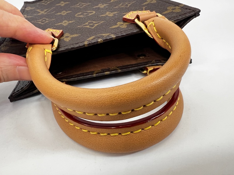 LV 原花金釦Mini琴譜手提斜背包M69442-9