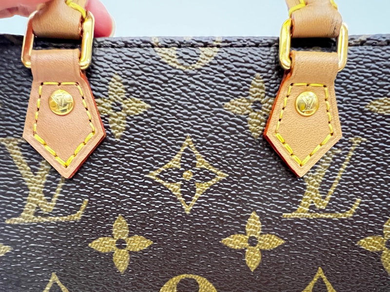 LV 原花金釦Mini琴譜手提斜背包M69442-14