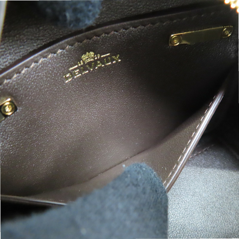 棕色 鴕鳥皮 Delvaux Cool Box 肩背包 AA0669【Delvaux德爾沃】 AA0669-6