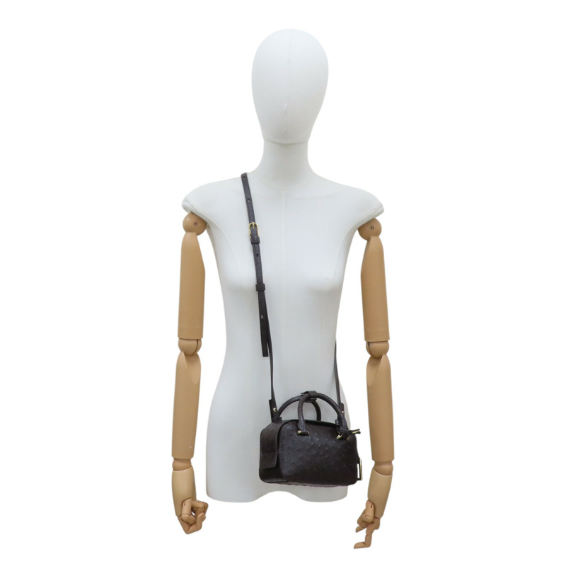 棕色 鴕鳥皮 Delvaux Cool Box 肩背包 AA0669【Delvaux德爾沃】 AA0669-10