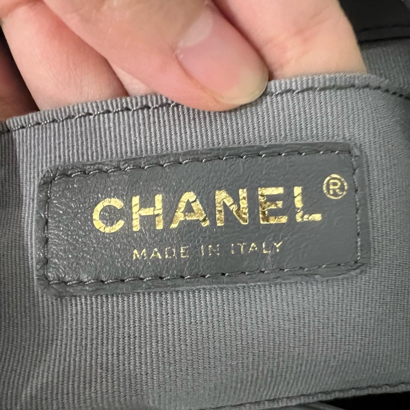 ෆ Chanel Dume後背包 灰色🩶🈶購證-17