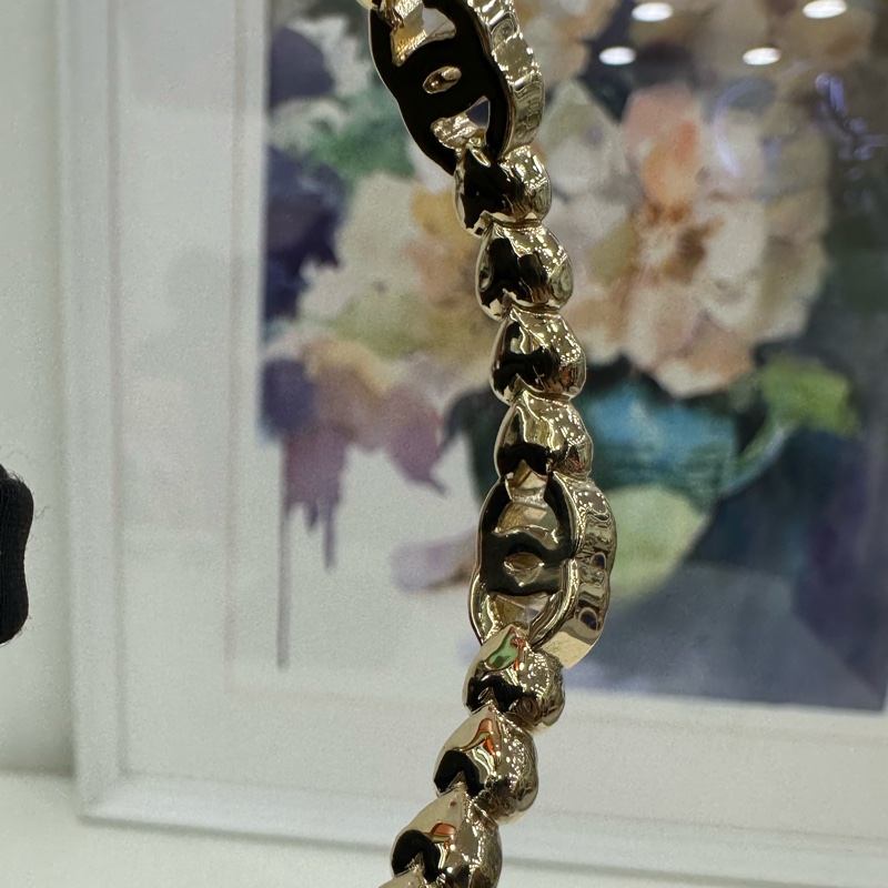 CHANEL/香奈兒23p 金色愛心 手環 M碼-5