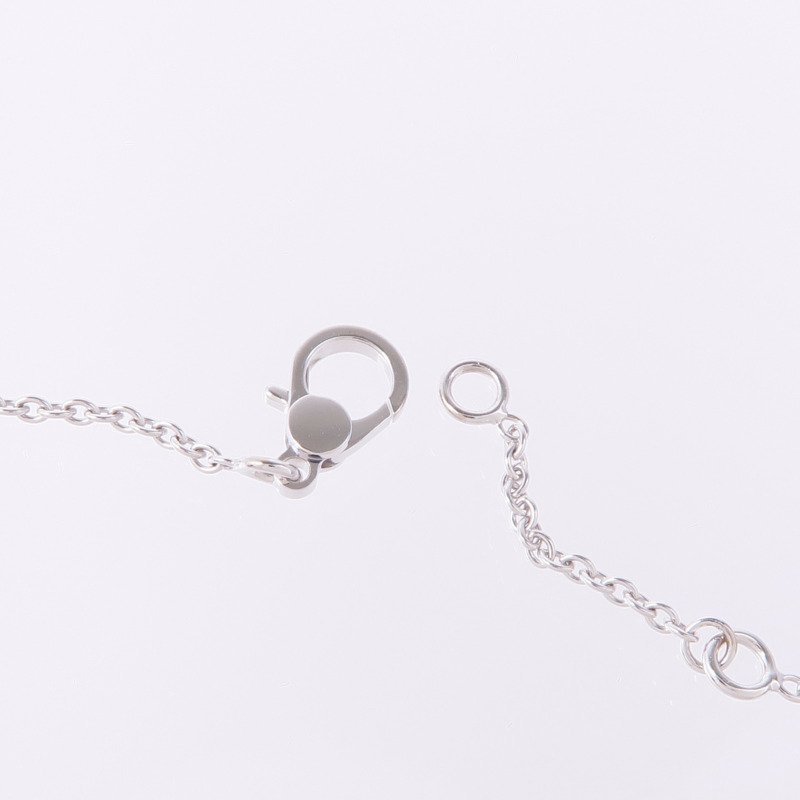 HERMES 18K白金Finesse Pendant鑽石項鍊-4