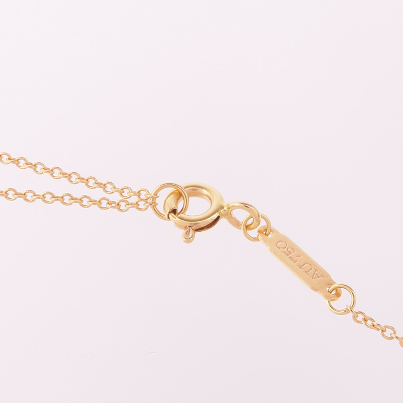 TIFFANY&CO 18K玫瑰金T Smile Necklace項鍊-3