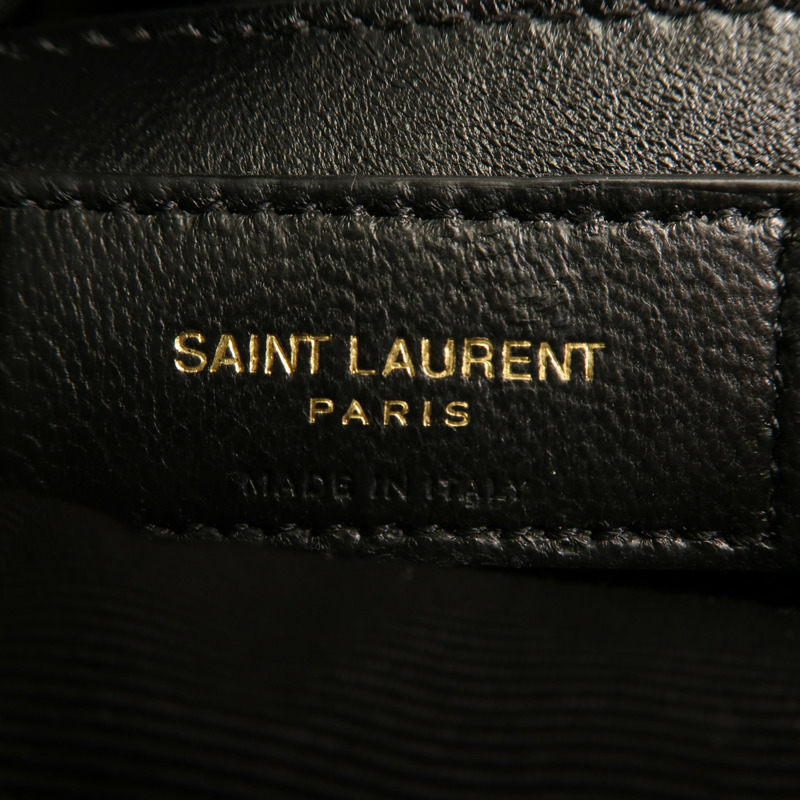 SAINT LAURENT 牛皮皮革Nolita Mini金扣鏈帶肩背袋-10