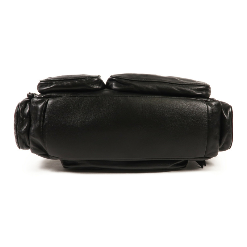 Miu Miu 羊皮皮革Pocket Handbag金扣手挽肩背兩用袋-5