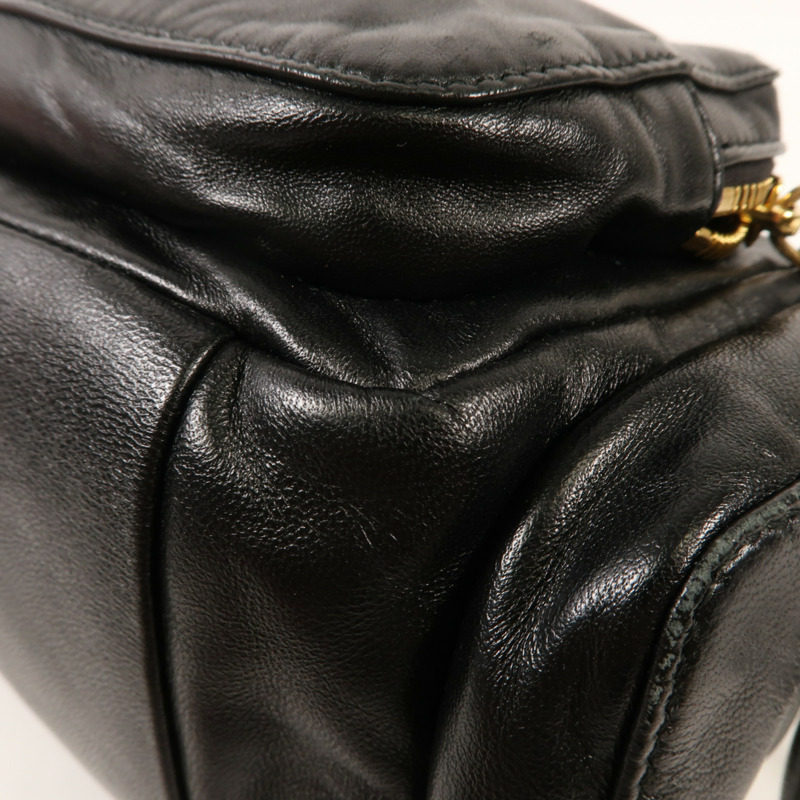 Miu Miu 羊皮皮革Pocket Handbag金扣手挽肩背兩用袋-10