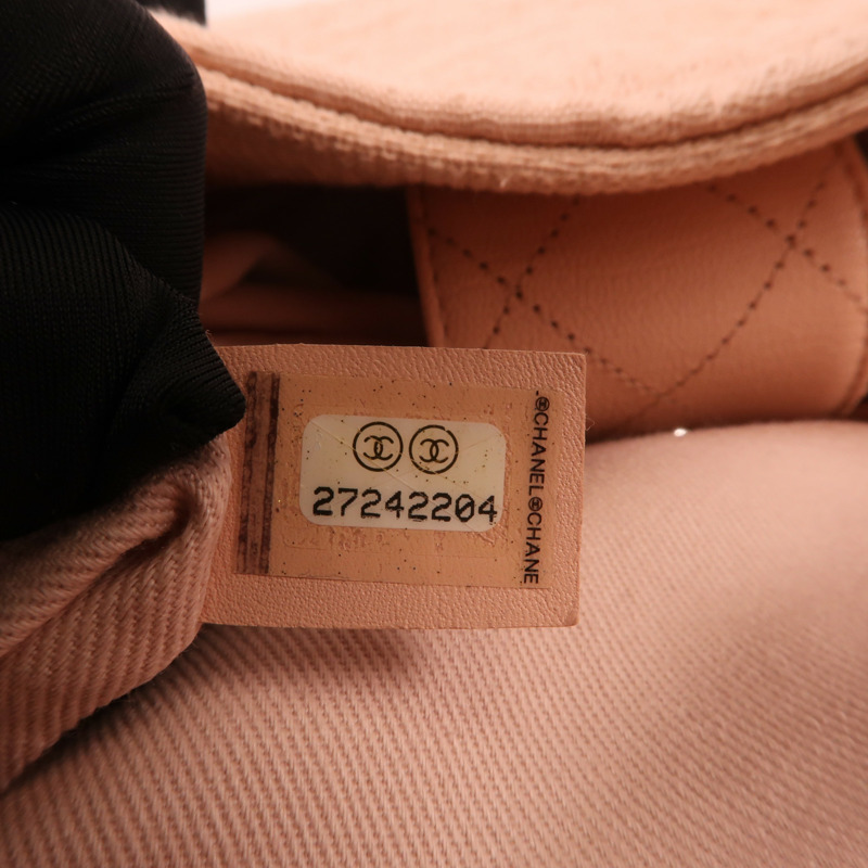 CHANEL 帆布2way Shoulderbag銀扣手挽肩背兩用袋-4
