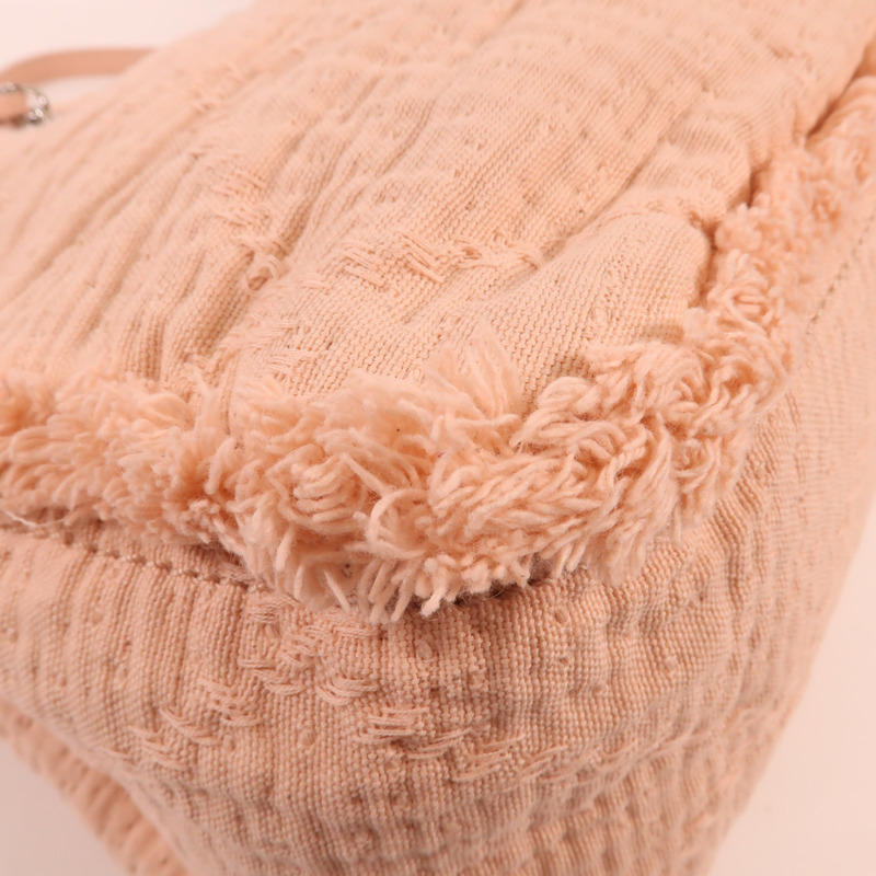 CHANEL 帆布2way Shoulderbag銀扣手挽肩背兩用袋-11