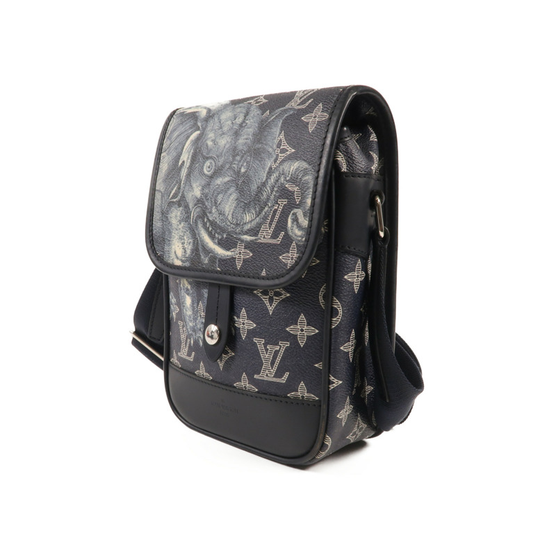 LOUIS VUITTON Monogram Savannah Messenger BB銀扣肩背袋-2
