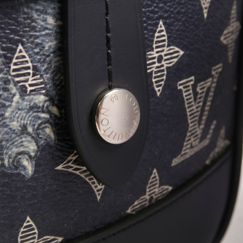 LOUIS VUITTON Monogram Savannah Messenger BB銀扣肩背袋-10