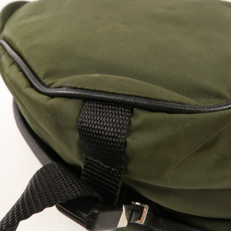 PRADA 帆布Waist Bag銀扣腰包-8