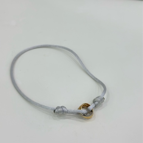 Cartier 卡地亞 三環 三色 手繩 18k黃金 玫瑰金 白金