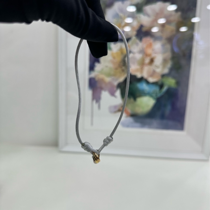 Cartier 卡地亞 三環 三色 手繩 18k黃金 玫瑰金 白金-1