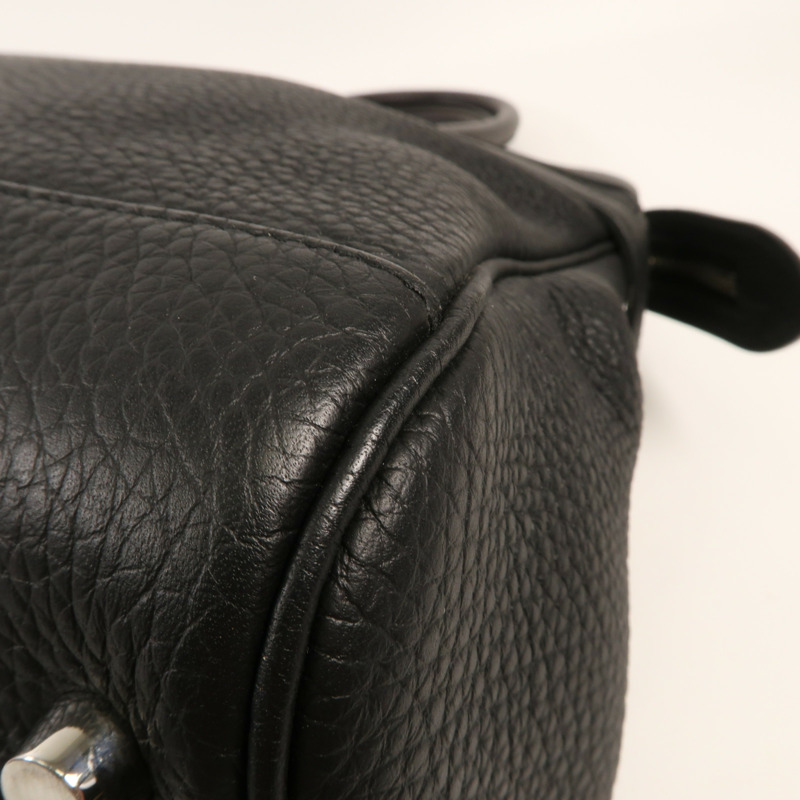 HERMES Togo皮革Atlas 35銀扣手挽袋Nior-8