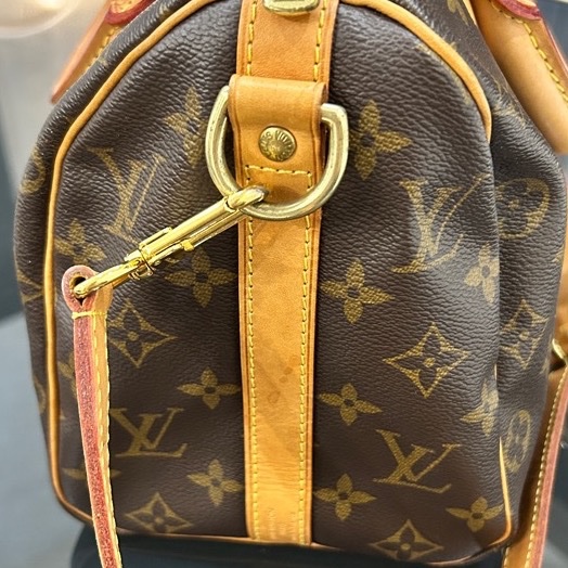 LV speedy 30 新款附背帶、盒子、購證-9