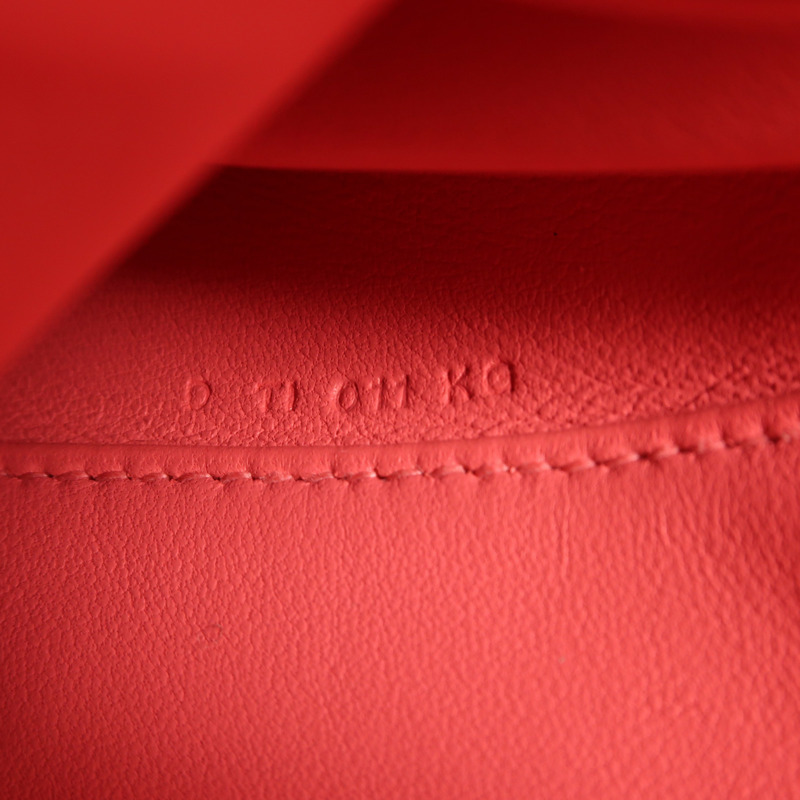 HERMES Ever Color皮革Kelly Danse銀扣肩背袋Rose Azalee-11