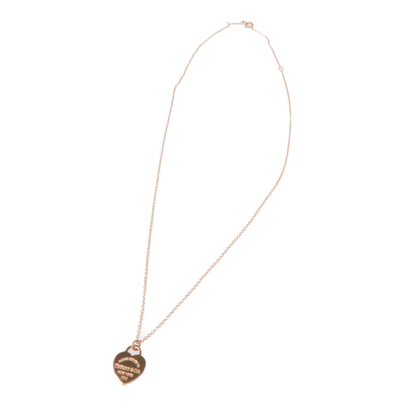 TIFFANY&CO 18K玫瑰金Return To Tiffany項鍊-2