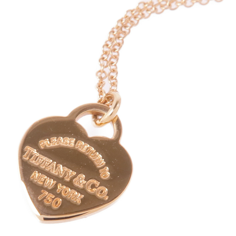 TIFFANY&CO 18K玫瑰金Return To Tiffany項鍊-7