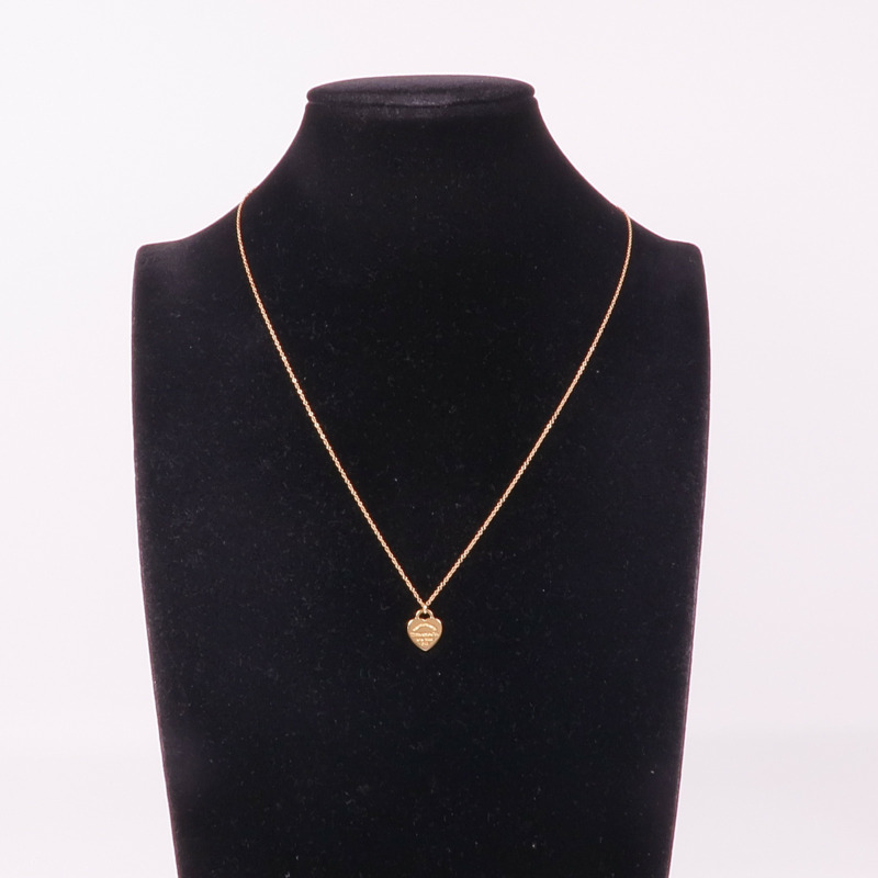 TIFFANY&CO 18K玫瑰金Return To Tiffany項鍊-9