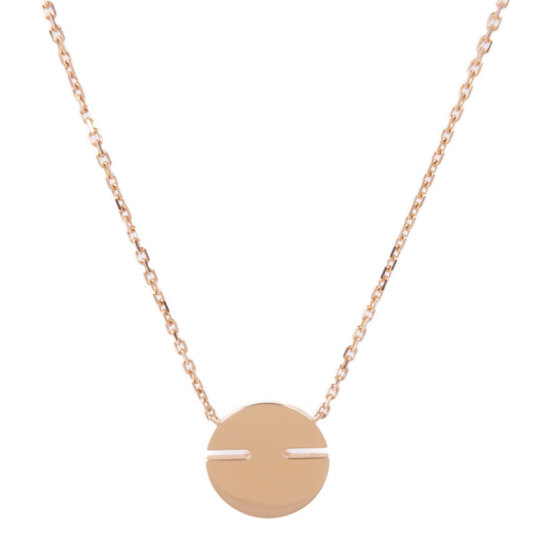 Chaumet 18K玫瑰金Jeux De Liens Harmony縞瑪瑙/鑽石項鍊-1